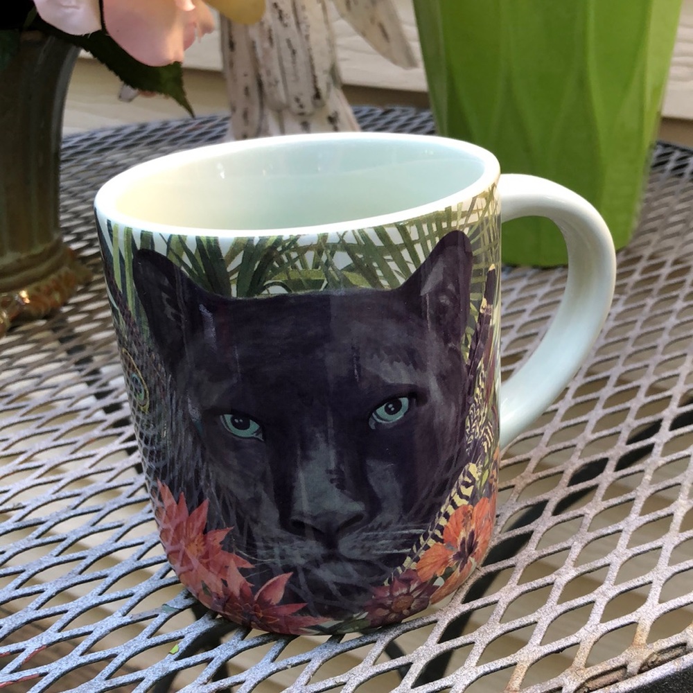 Black Panther coffee or tea mug